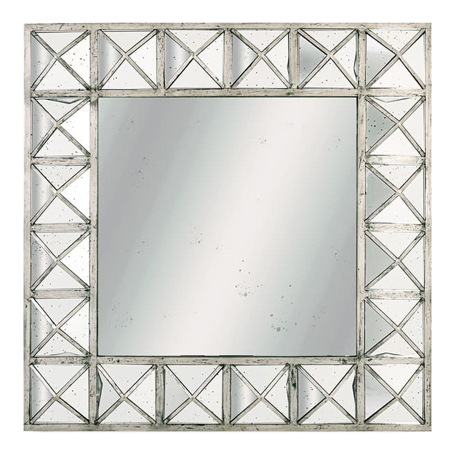 Hill Interiors Augustus Detailed Triangulated Wall Mirror