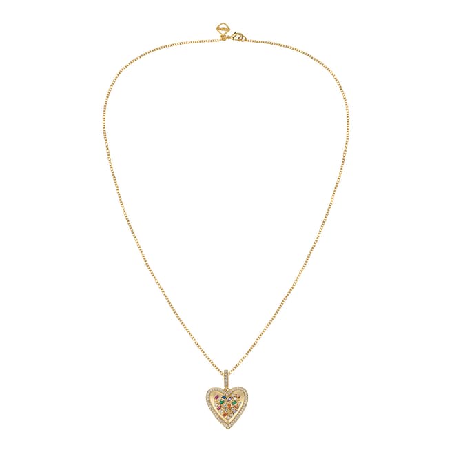MeMe London 18K Gold Plated Love Chaos Necklace