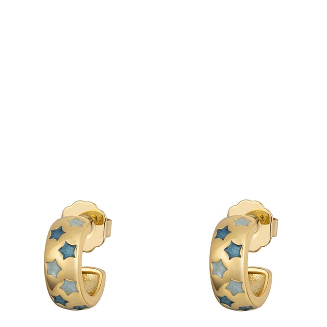 MeMe London 18K Gold Plated Azurine Earrings