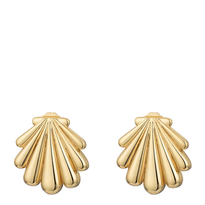 MeMe London 18K Gold Plated Moana Coral Earrings