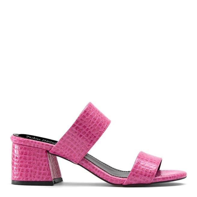 Fashion Attitude Pink Heeled Sandal