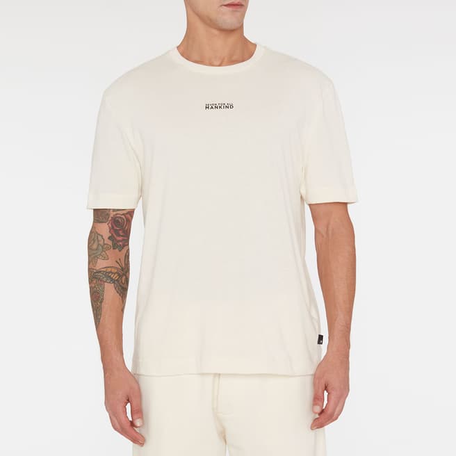 7 For All Mankind White Organic Cotton T-Shirt