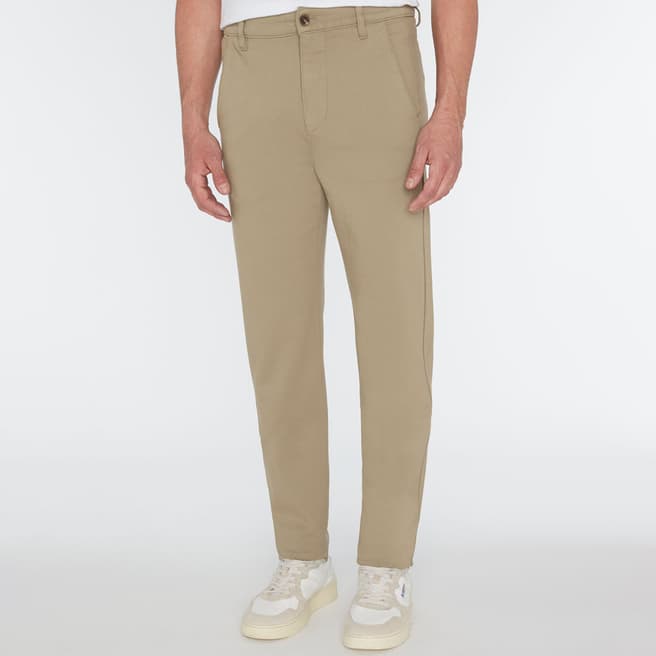 7 For All Mankind Beige Stretch Chinos