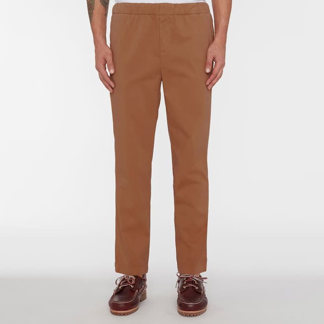 7 For All Mankind Brown Stretch Cotton Blend Chinos