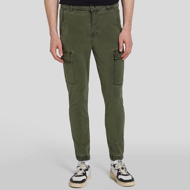7 For All Mankind Khaki Cargo Chinos