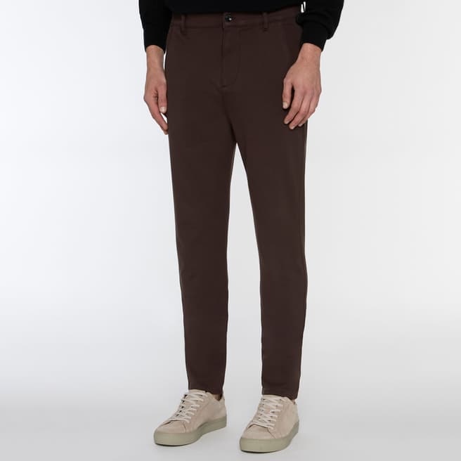 7 For All Mankind Brown Stretch Chinos