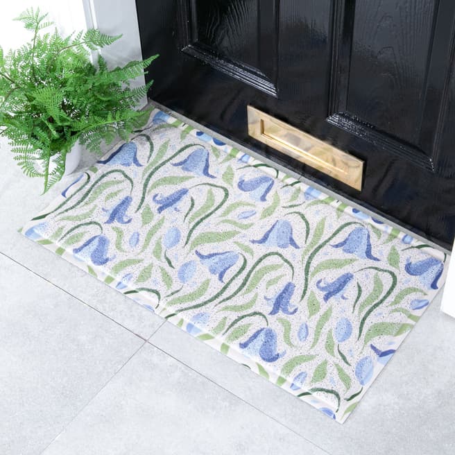 Artsy Doormats Bluebells Pattern Doormat (70 x 40cm)