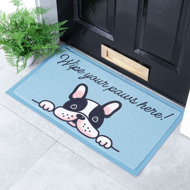 Artsy Doormats Wipe Your Paws Here Indoor & Outdoor Doormat - 70x40cm