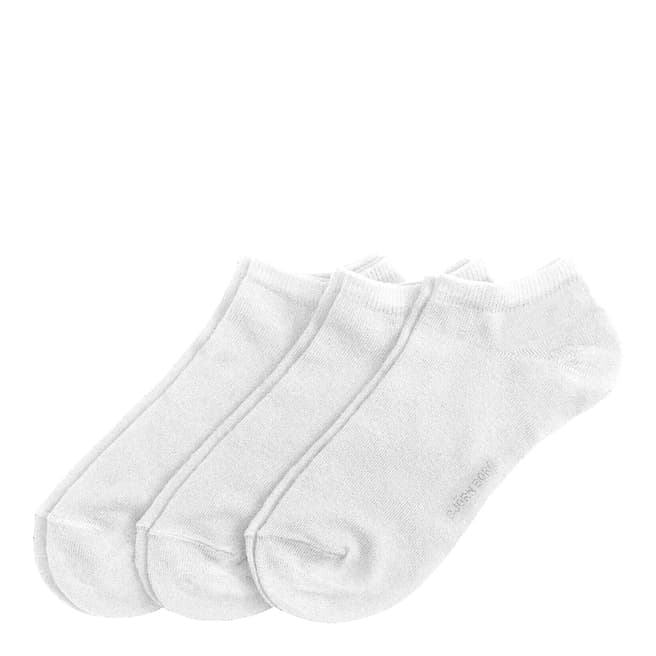 BJORN BORG White Essential Steps Socks 3-Pack