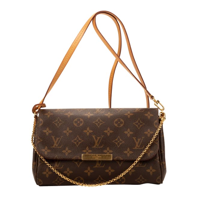 Vintage Louis Vuitton Brown Favorite Shoulder Bag