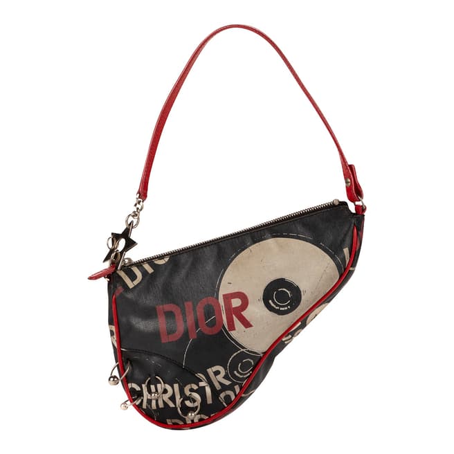 Vintage Dior Black Saddle Hardcore Bag