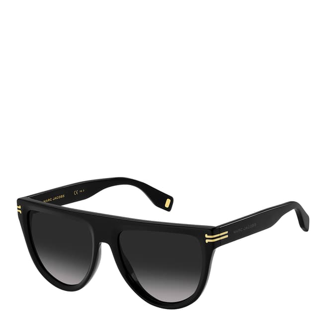 Marc Jacobs Black Square Flat Top Sunglasses 42mm