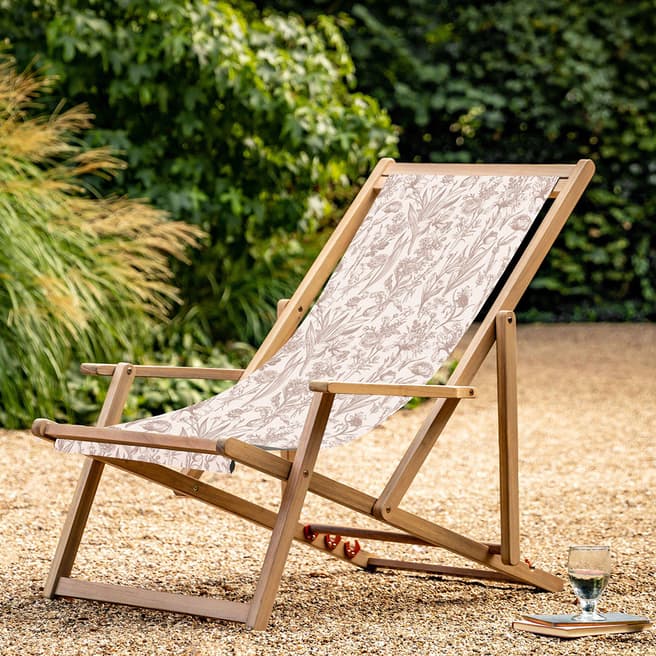 Gallery Living Anison Deck Chair, Clay Flora