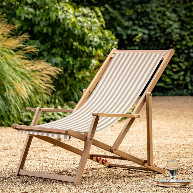 Gallery Living Anison Deck Chair, Clay Stripe
