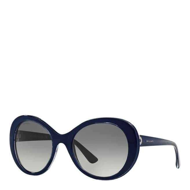 Bvlgari Women's Blue Bvlgari Sunglasses 55mm