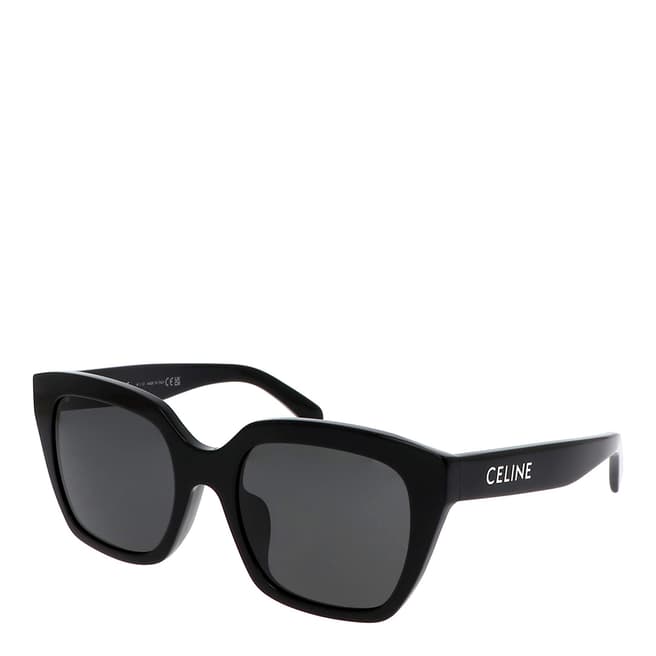 Celine Women's Shiny Black Celine Sunglasses 56mm