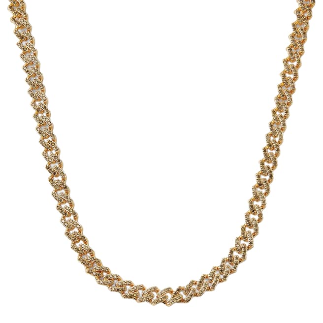 Crystal Haze Olive Mexican Chain Necklace