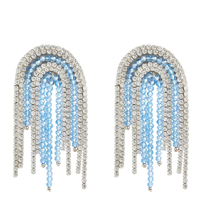 Crystal Haze Blue Santorini Earrings
