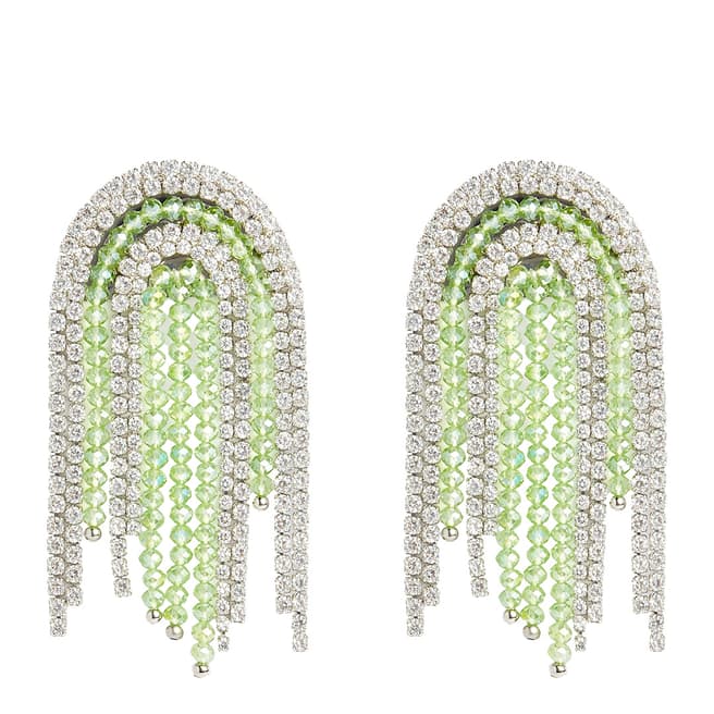 Crystal Haze Green Turks & Caicos Earrings