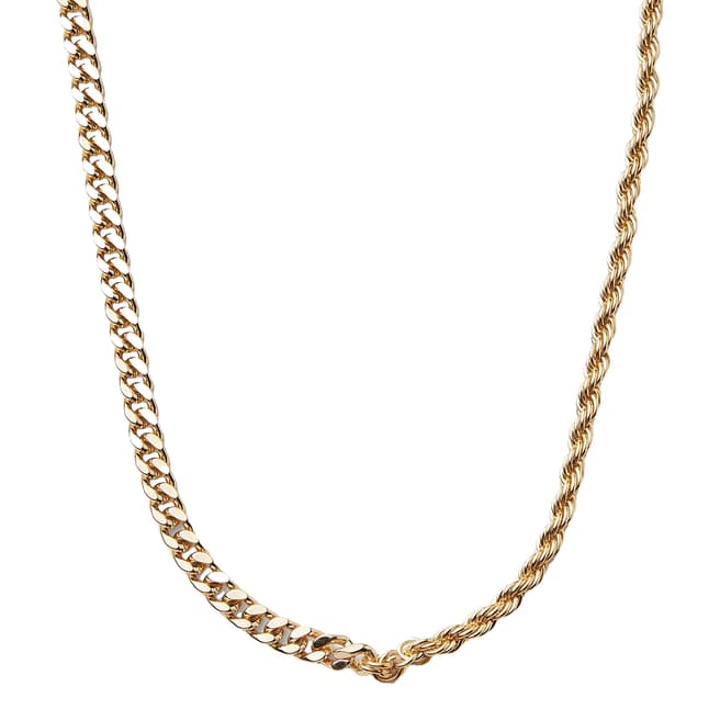 Crystal Haze Gold Pazzo Chain Necklace
