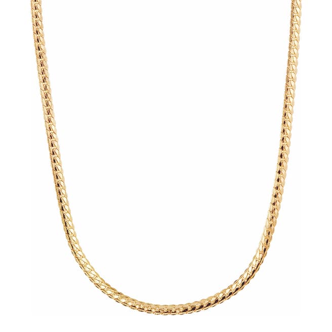 Crystal Haze Golden Oslo Chain Necklace