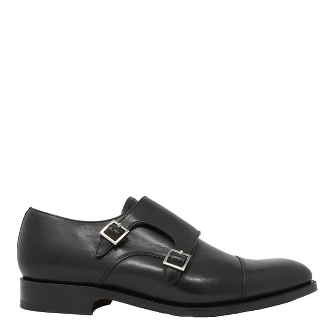 Barker Black Leather Turnstall Formal Shoe 