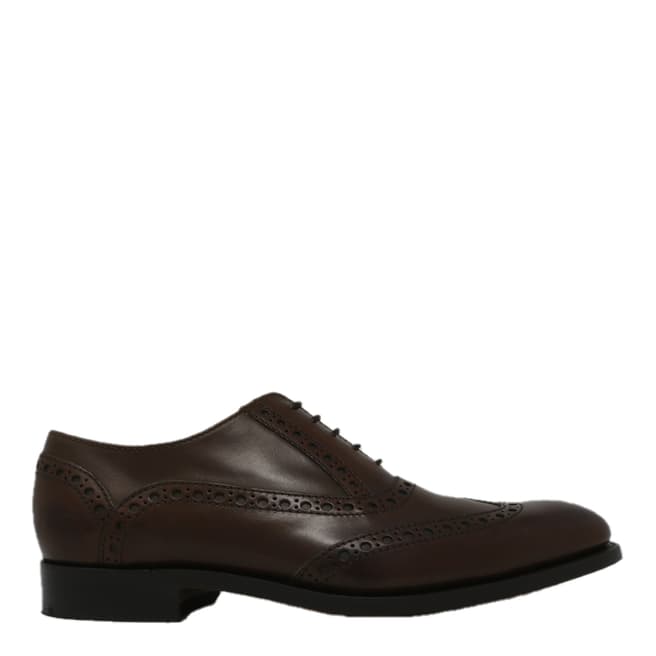 Barker Brown Leather Grant Brogue 