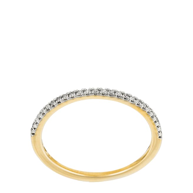 Diamantini Yellow Gold Belle Alliance Diamond Ring