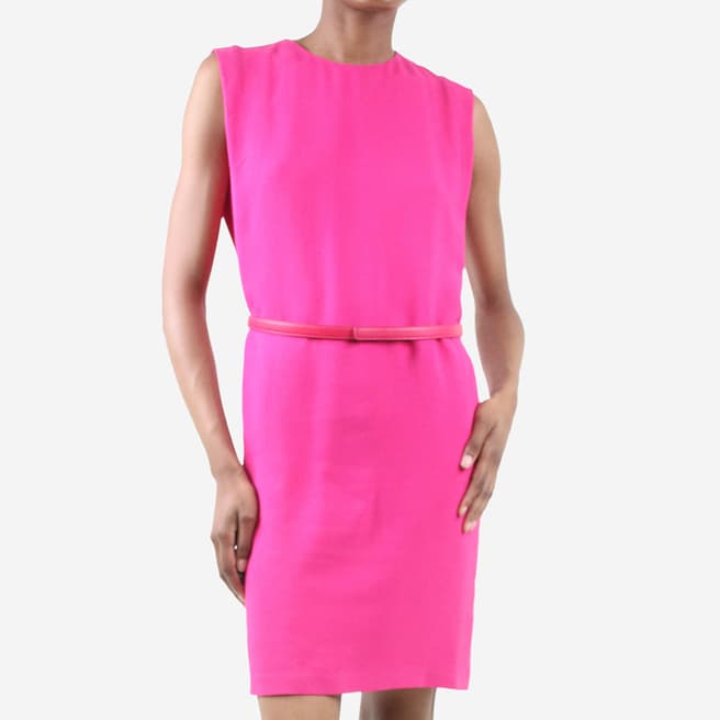 Pre-Loved Saint Laurent Pink Saint Laurent Sleeveless Dress FR 34