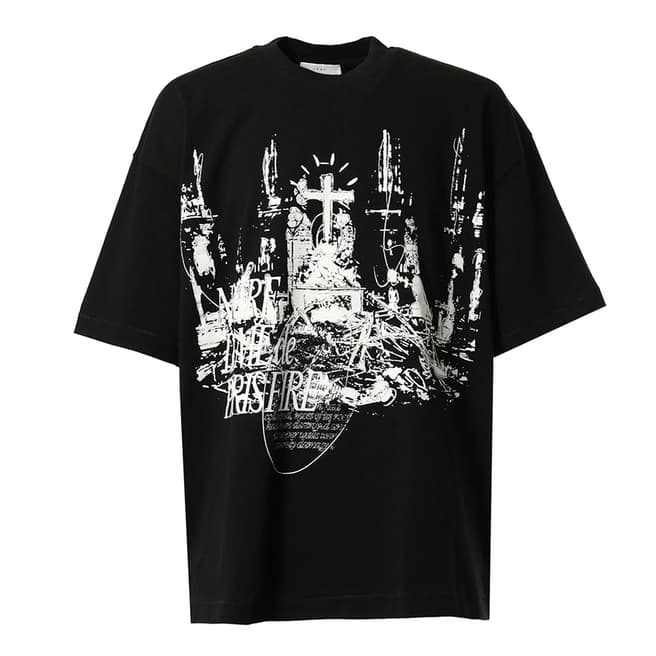 1989 Studio Black Graphic Cotton T-Shirt 