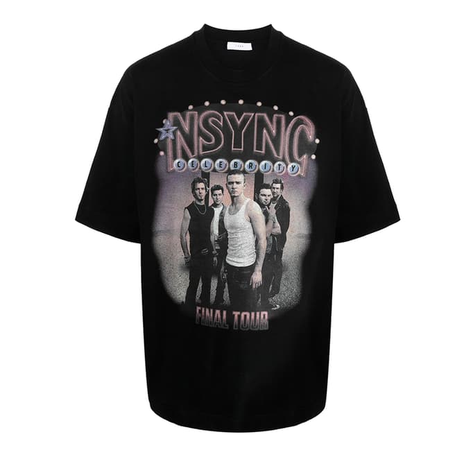 1989 Studio Black Nsync Final Tour Cotton T-Shirt