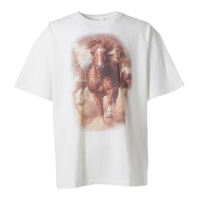 1989 Studio White Running Wild Cotton T-Shirt