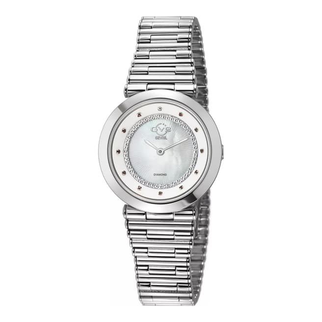 Gevril Women's Silver Burano Watch 34mm