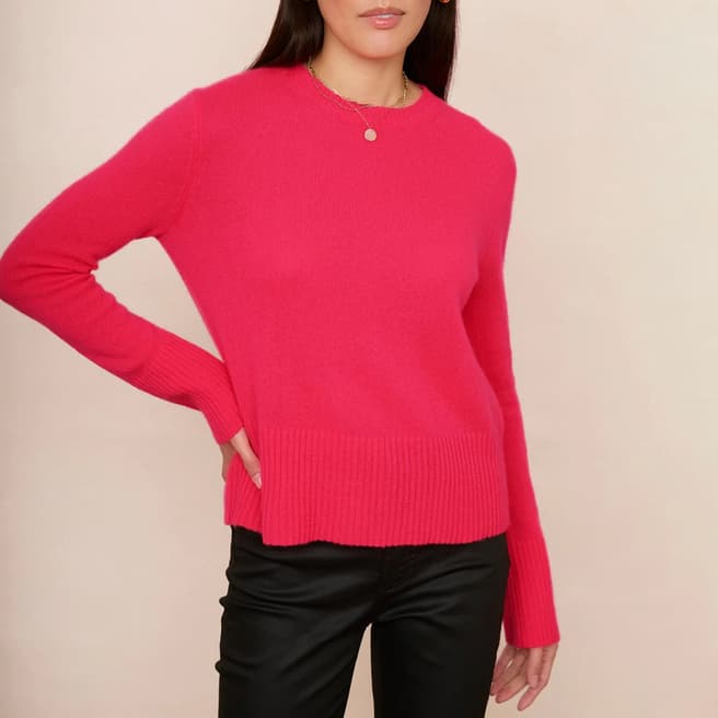 Wyse Pink Claude Cashmere Jumper