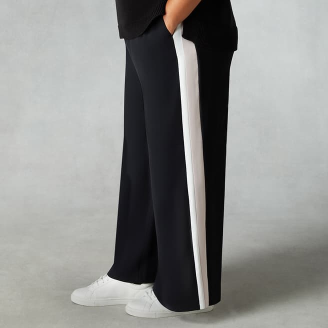 Live Unlimited Black Side Stripe Regular Length Trousers
