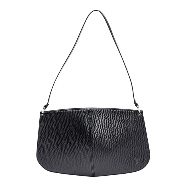 Vintage Louis Vuitton Black Demi Lune Pochette Shoulder Bag