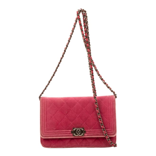 Vintage Chanel Pink Flap WOC Shoulder Bag