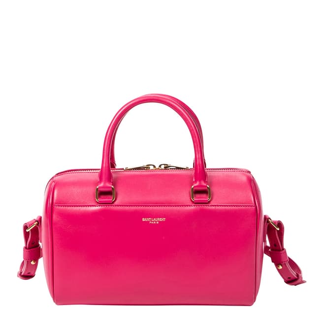 Vintage Yves Saint Laurent Pink Baby Duffle Shoulder Bag