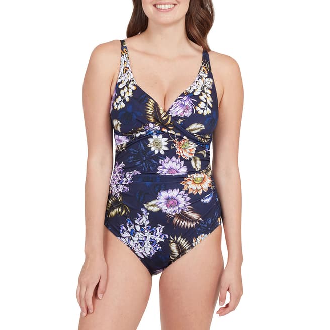 Zoggs Navy Mystery Classicback Swimsuit