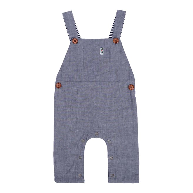 Lilly + Sid Navy Denim Dungarees