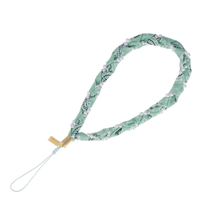 Talis Chains Green Bandana Wristlet