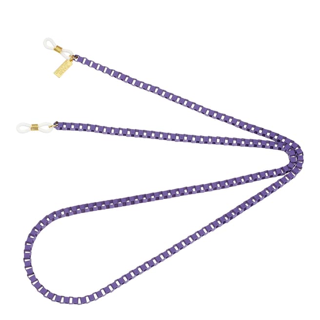 Talis Chains Purple Box Chain Sunglasses Chain