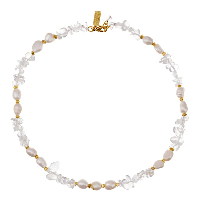Talis Chains White Chipstone DELUXE Necklace