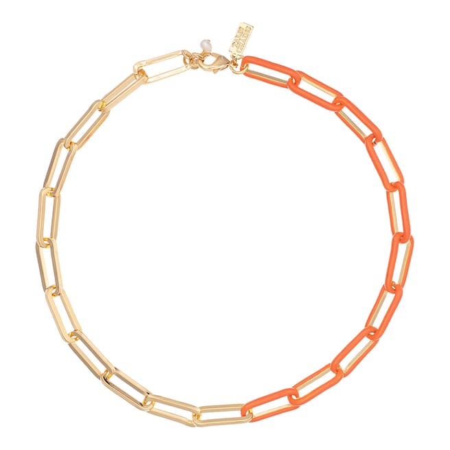 Talis Chains Orange Chain Necklace DUO