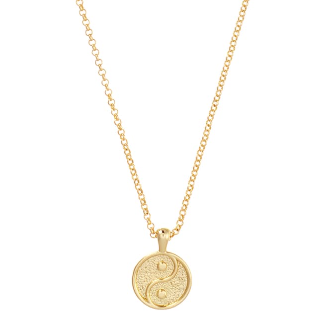 Talis Chains Gold Yin Yang Pendant Necklace