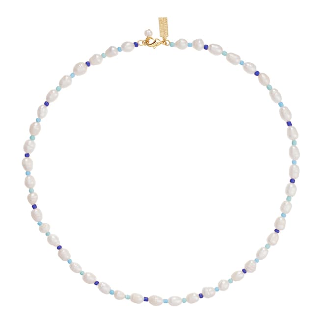 Talis Chains Blue Ocean Pearl Necklace