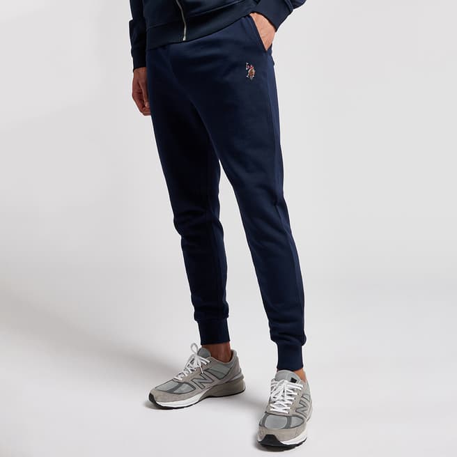 U.S. Polo Assn. Navy Elevated Cotton Joggers