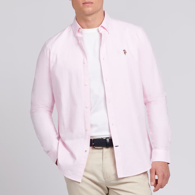 U.S. Polo Assn. Pale Pink Oxford Cotton Shirt