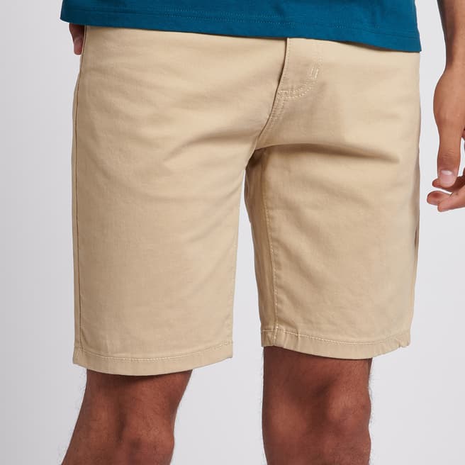 U.S. Polo Assn. Sand Woven Cotton Blend Shorts