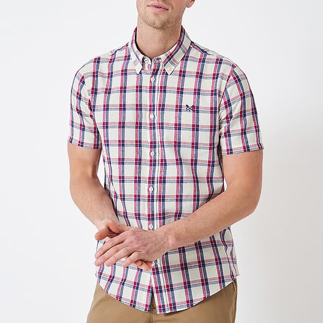 Crew Clothing Red Check Shirt